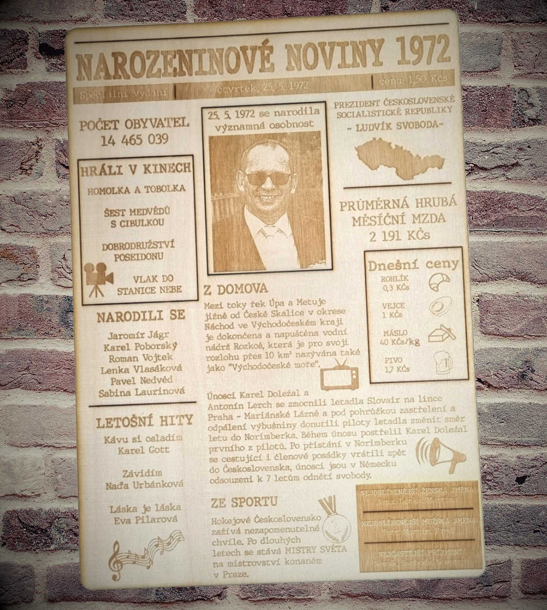 Dřevěné destičky / přání / poděkování