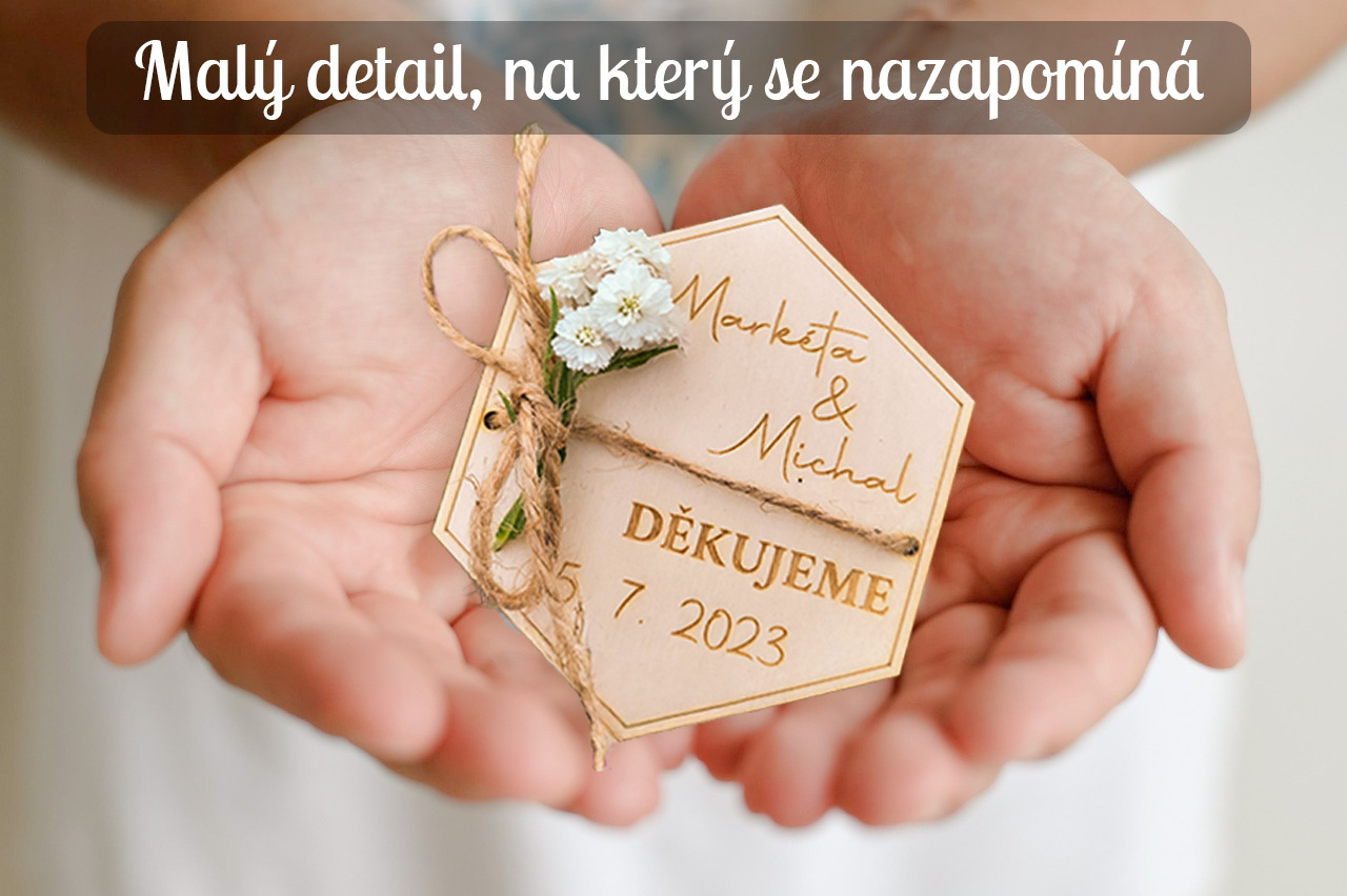 Dárky pro svatební hosty