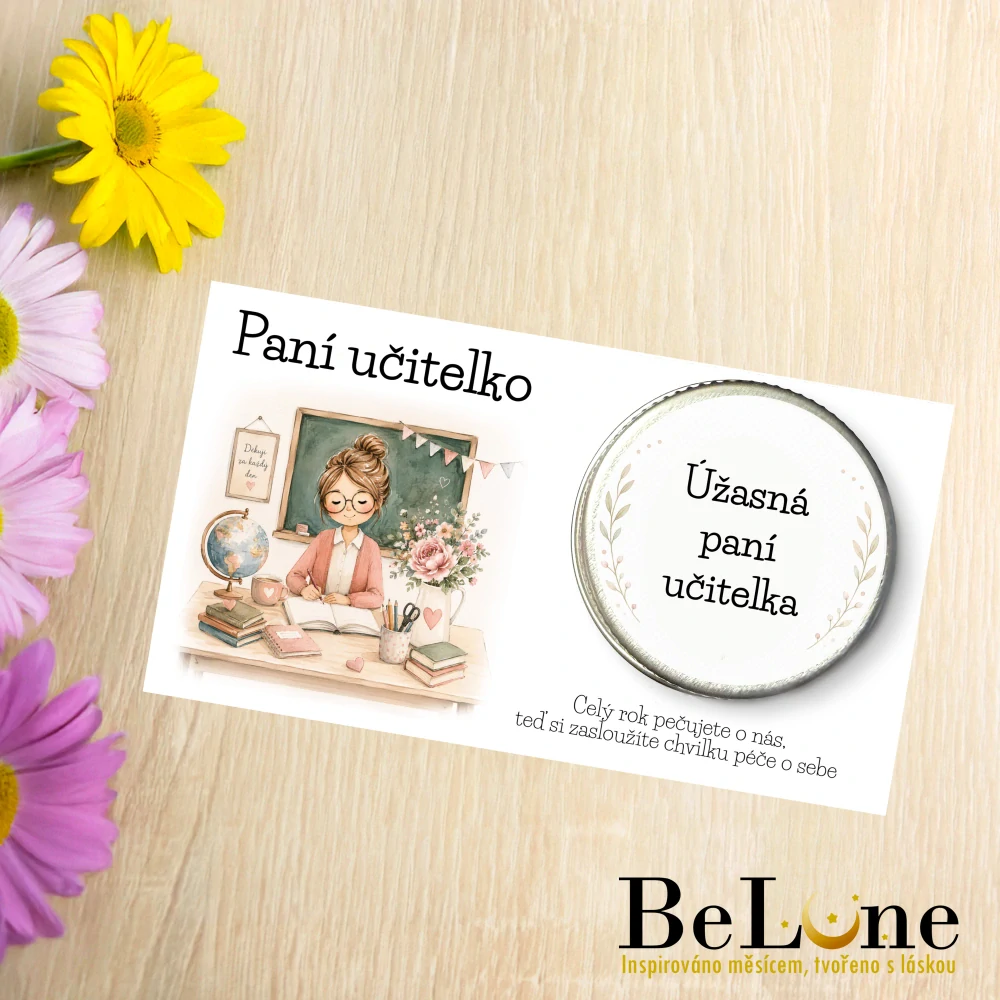 Balzám s poděkováním pro paní učitelku