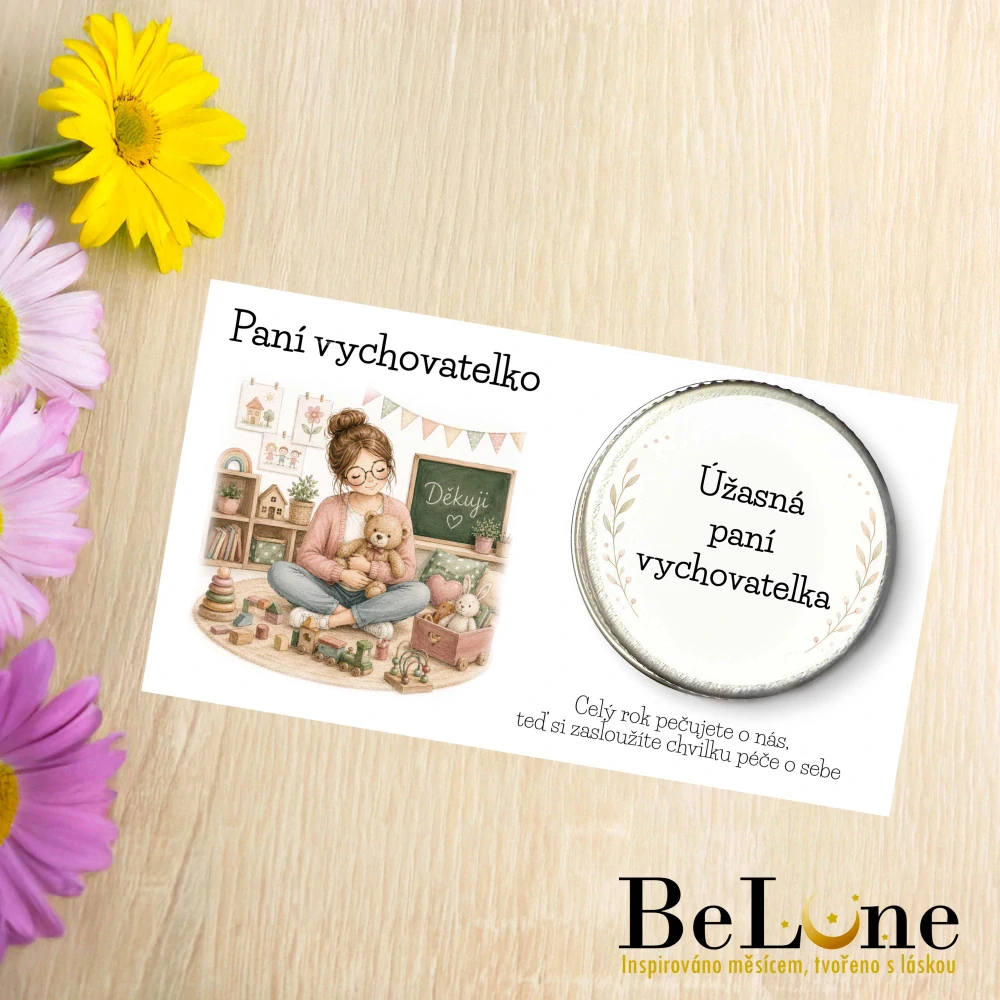 Balzám s poděkováním pro paní vychovatelku