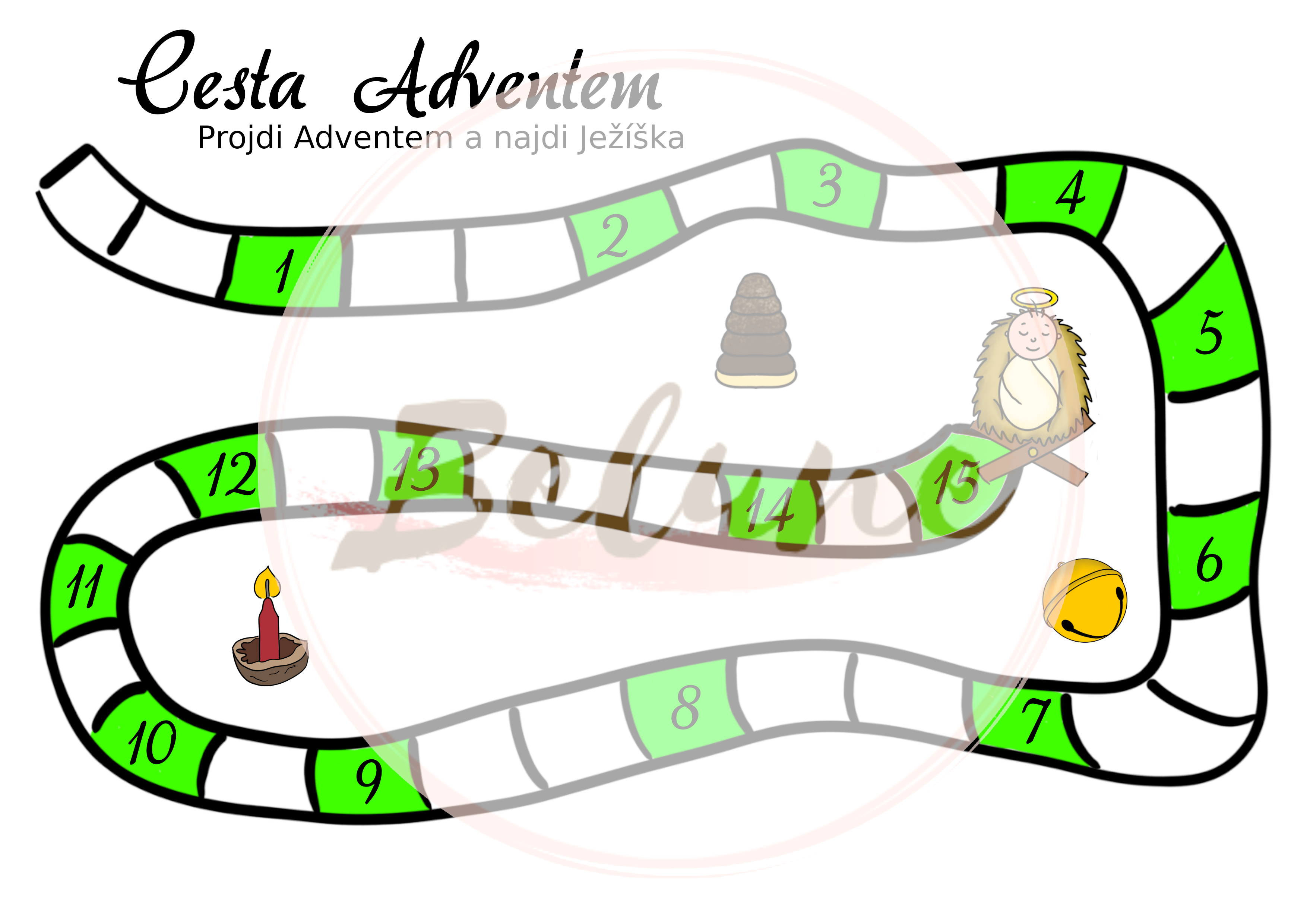 PDF hra Cesta adventem