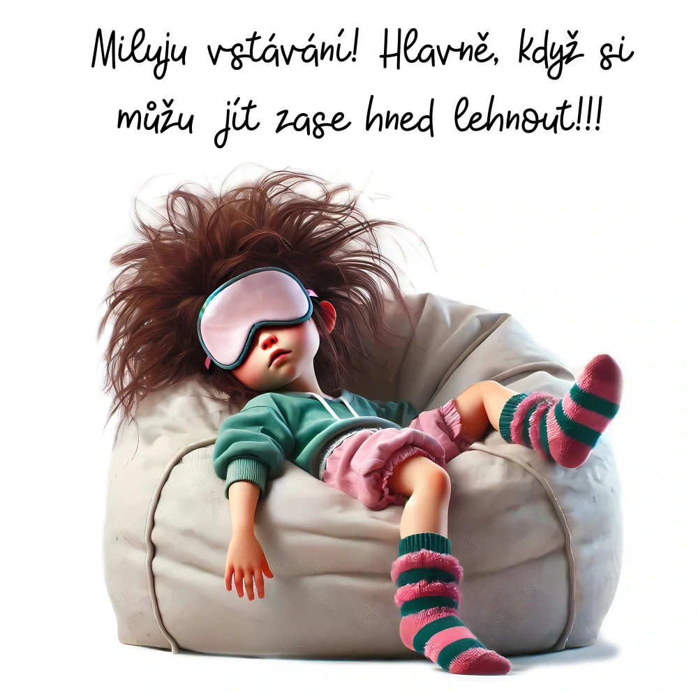 Hrnek - Miluju vstávání