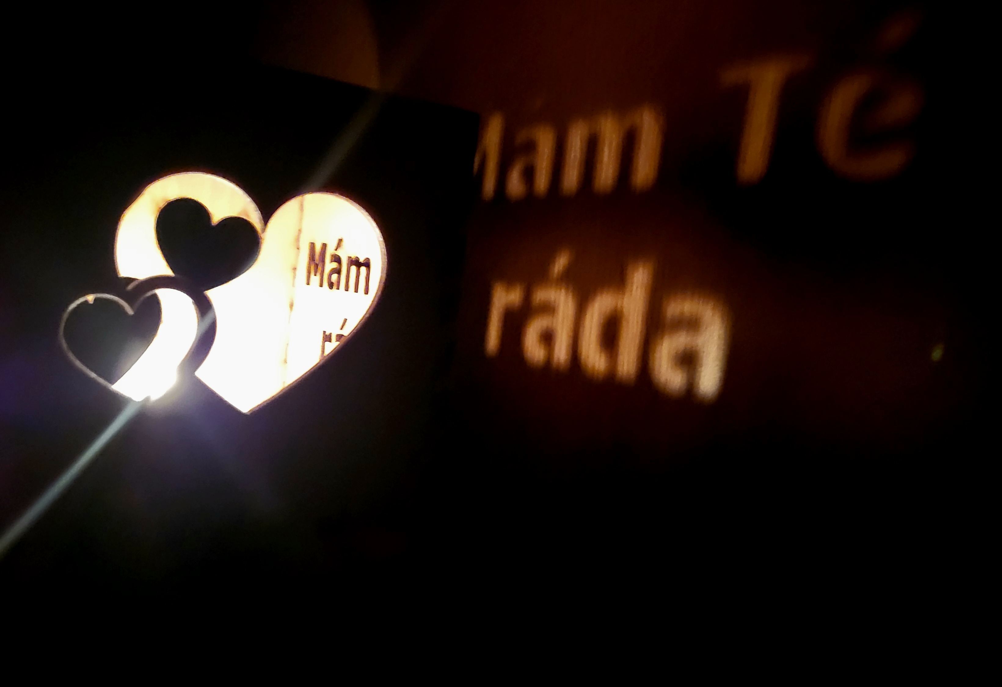 Svícen Mám tě ráda