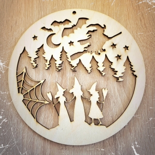 3 čarodějnice v kruhu