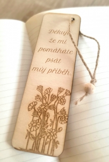 Děkuji, že mi pomáháte psát můj příběh