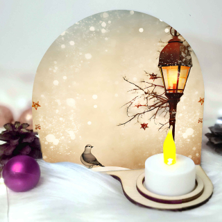 Lampa s ptáčkem