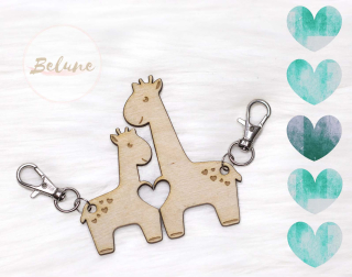 Přívěsky žirafy