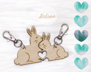 Přívěsky králíčci