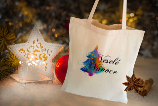 Veselé Vánoce - Barevný stromeček