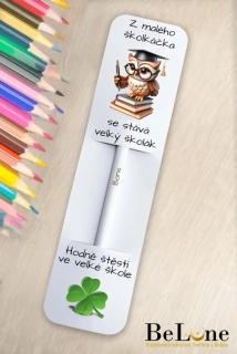 Záložka na rozloučenou ze školky / Z malého školkáčka se stává velký školák