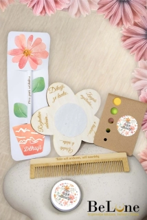 Dárková sada pro paní učitelku – Květinový dárek plný inspirace