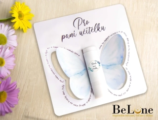 Dárek pro paní učitelku – Balzám na rty s věnováním