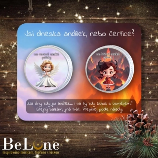 Sada mikulášských balzámů na rty Anděl nebo Čert