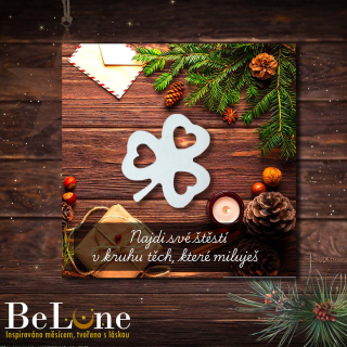 Trojlístek pro štěstí – přírodní vánoční větvičky