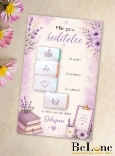 Čokoládkové poděkování pro paní ředitelku